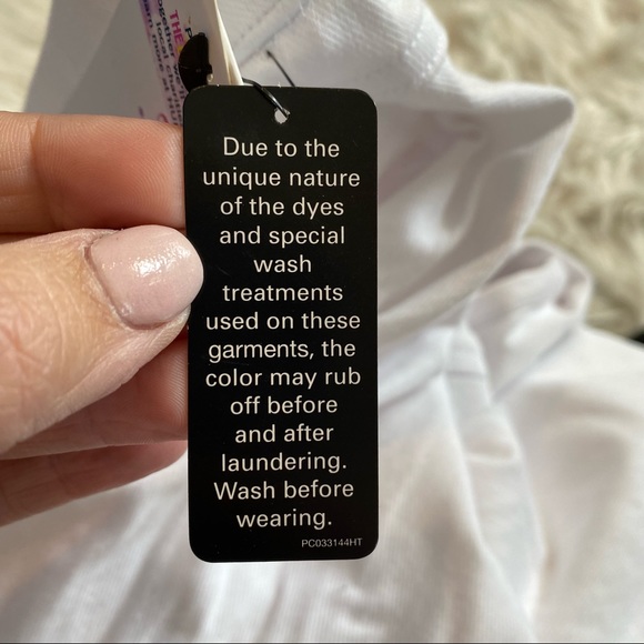 NWT Utopia Buttercup Patched White Jean Leggings Women's Size large - Picture 7 of 8